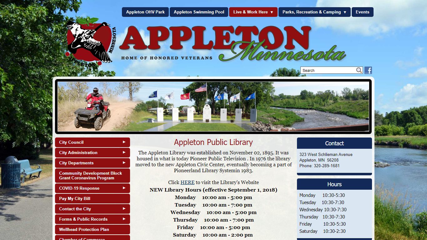 Appleton Public Library - Welcome to Appleton, Minnesota!